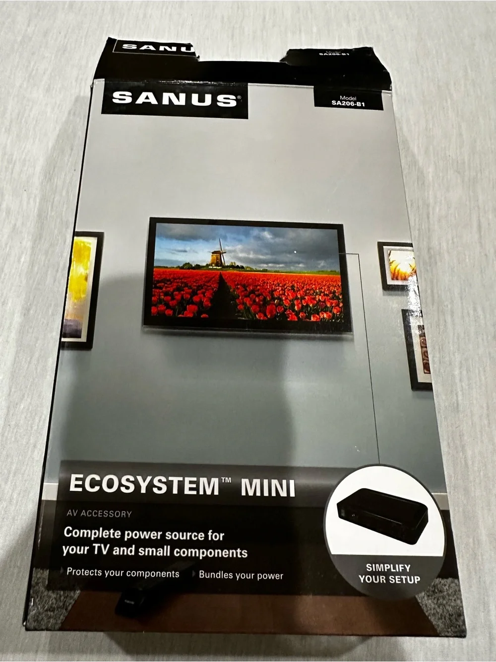 Sanus Ecosystem Mini AV Power Adapter in Black